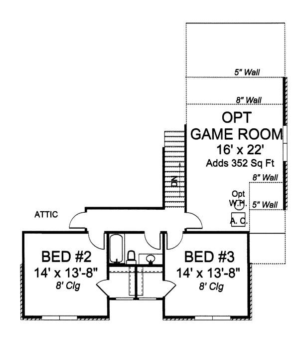 Traditional Level Two of Plan 66455