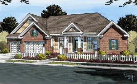 House Plan 66460 Elevation