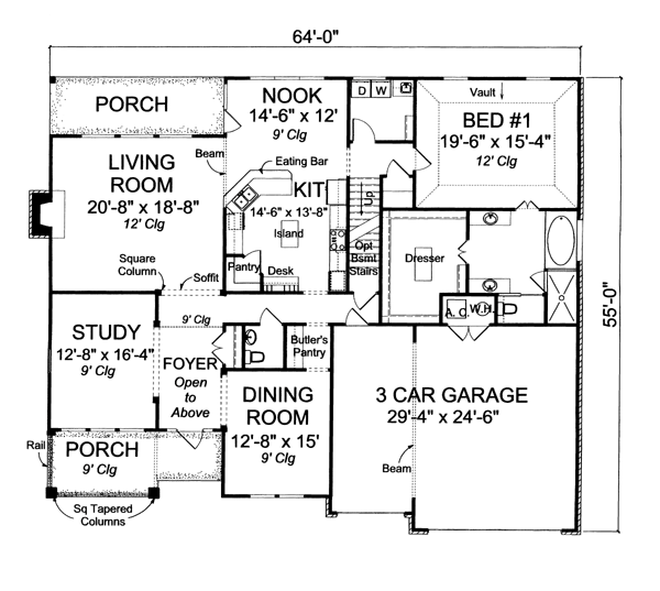 Traditional Level One of Plan 66461