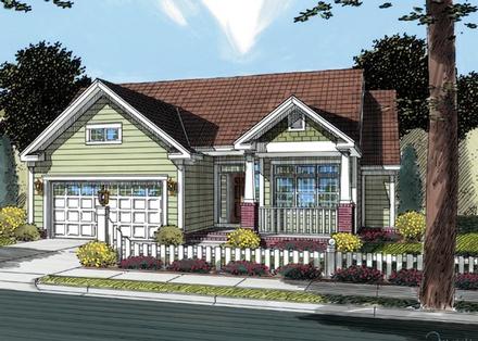 House Plan 66464 Elevation