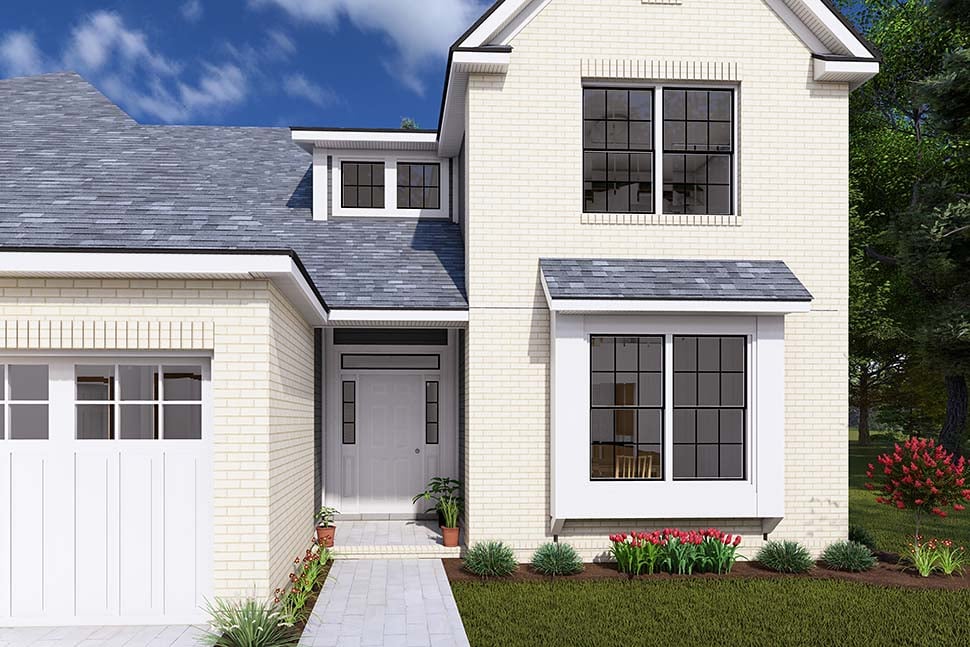 Traditional Plan with 2171 Sq. Ft., 3 Bedrooms, 3 Bathrooms, 3 Car Garage Picture 4