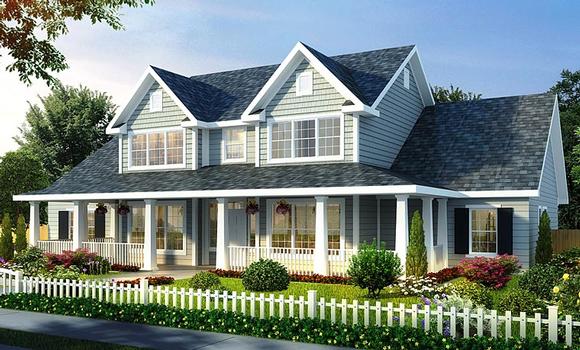 House Plan 66485 Elevation