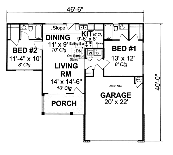 Traditional Level One of Plan 66488