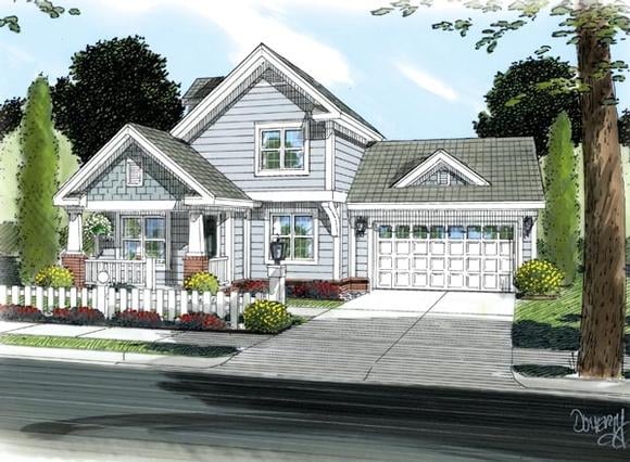 House Plan 66489 Elevation