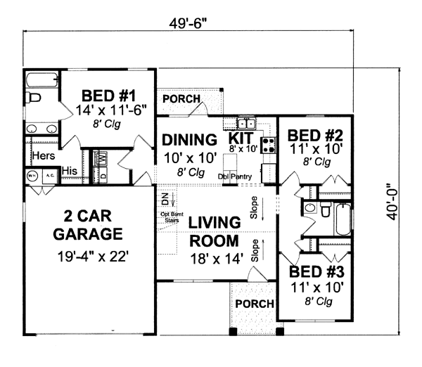 Traditional Level One of Plan 66496