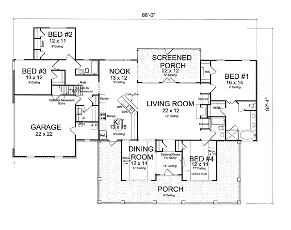 Country Southern Level One of Plan 66504