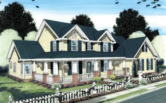 House Plan 66505 Elevation