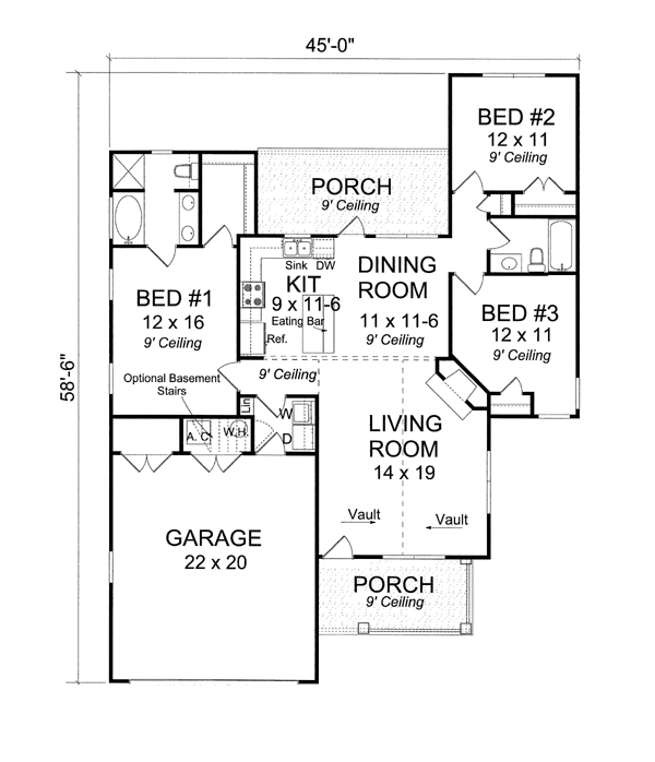 Traditional Level One of Plan 66512