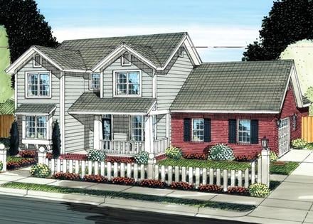 Traditional Elevation of Plan 66526
