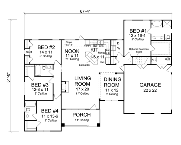 Traditional Level One of Plan 66534