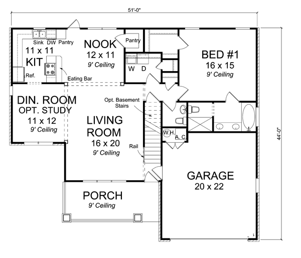 Traditional Level One of Plan 66537