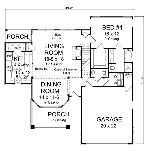 Traditional Level One of Plan 66540