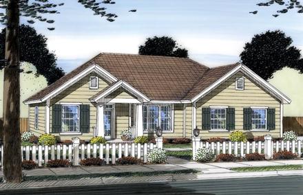 House Plan 66549 Elevation