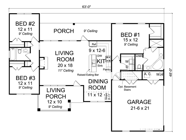 Traditional Level One of Plan 66551