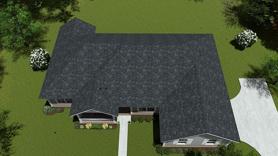 Traditional Plan with 1452 Sq. Ft., 3 Bedrooms, 2 Bathrooms, 2 Car Garage Picture 8