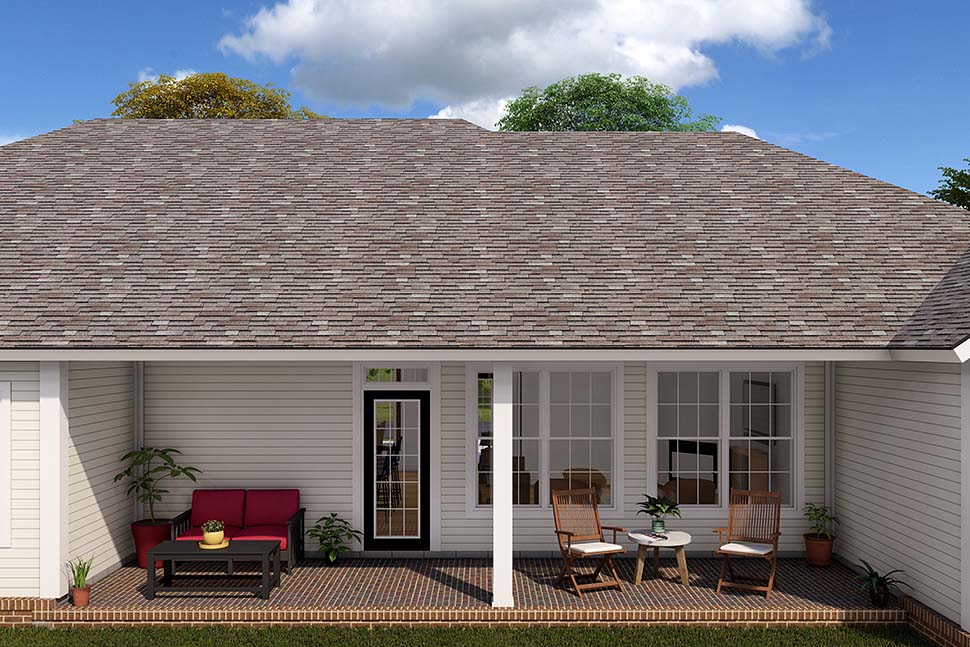 Traditional Plan with 1631 Sq. Ft., 3 Bedrooms, 2 Bathrooms, 2 Car Garage Picture 5