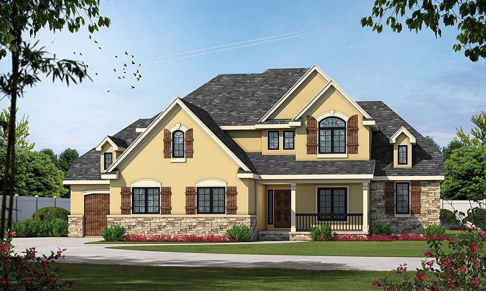 European Plan with 3124 Sq. Ft., 4 Bedrooms, 5 Bathrooms, 3 Car Garage Picture 4