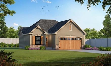 House Plan 66577 Elevation