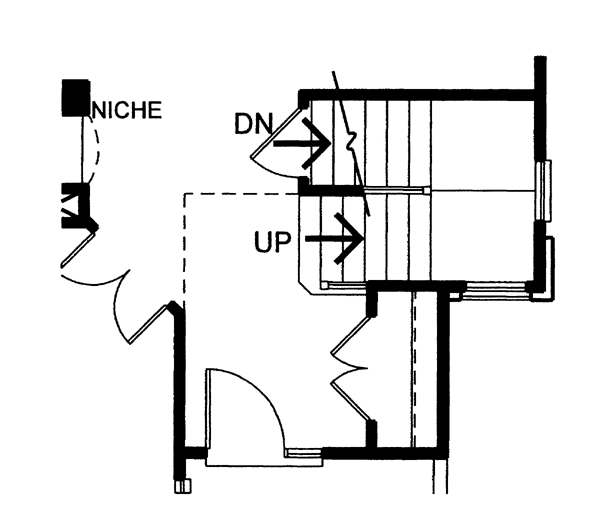 Craftsman Alternate Level One of Plan 66604