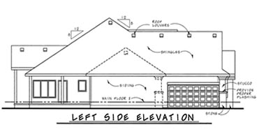 European Plan with 2449 Sq. Ft., 3 Bedrooms, 3 Bathrooms, 3 Car Garage Picture 2