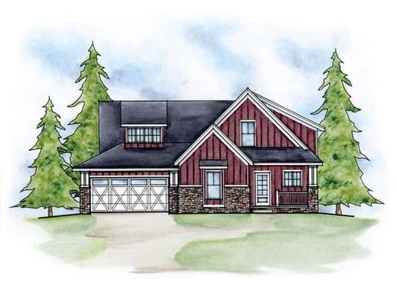 House Plan 66611 Elevation