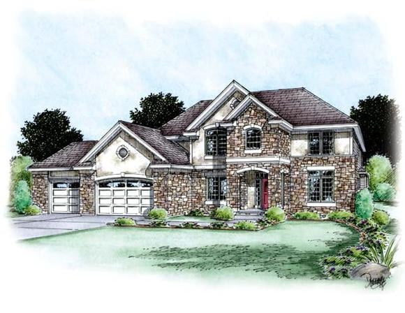 House Plan 66617 Elevation