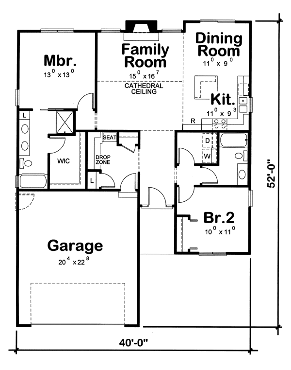 Traditional Level One of Plan 66620