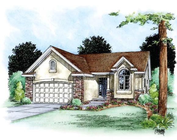 House Plan 66621 Elevation