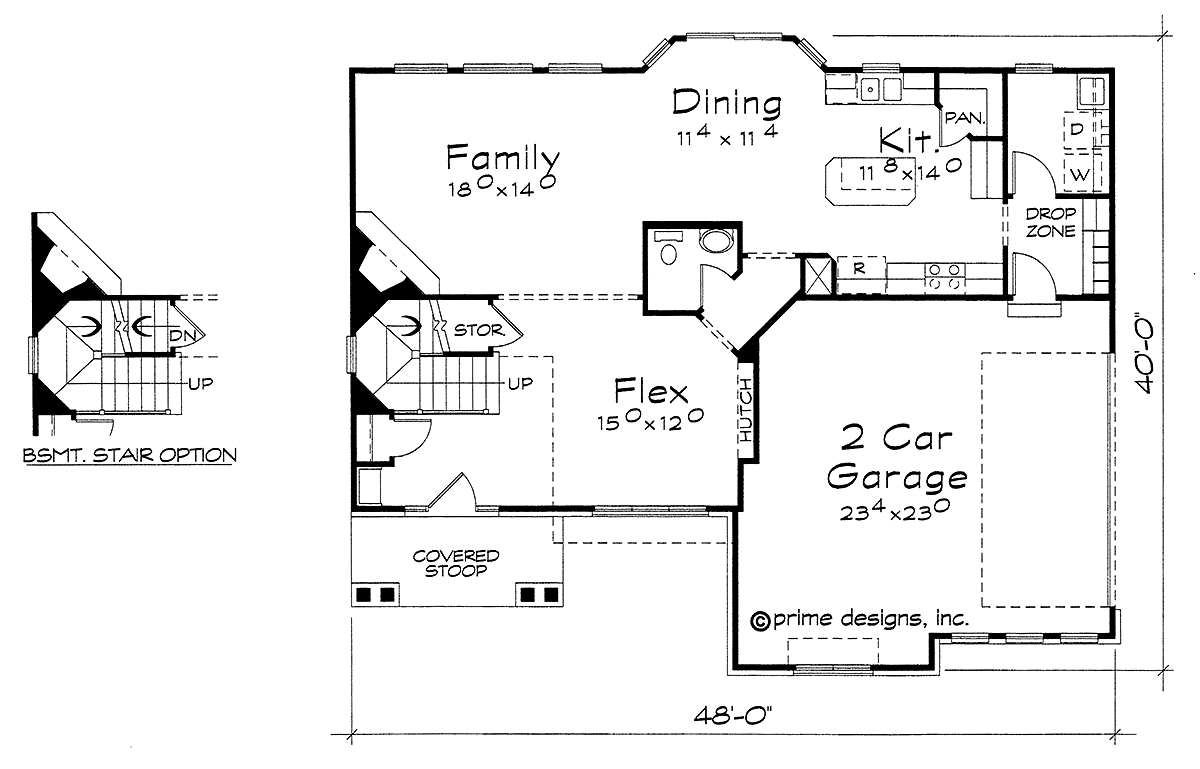 Craftsman Level One of Plan 66664