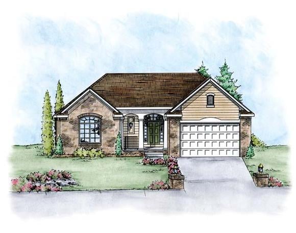 House Plan 66674 Elevation