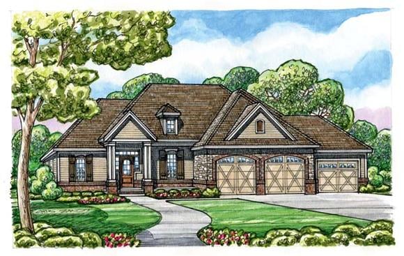 House Plan 66683 Elevation