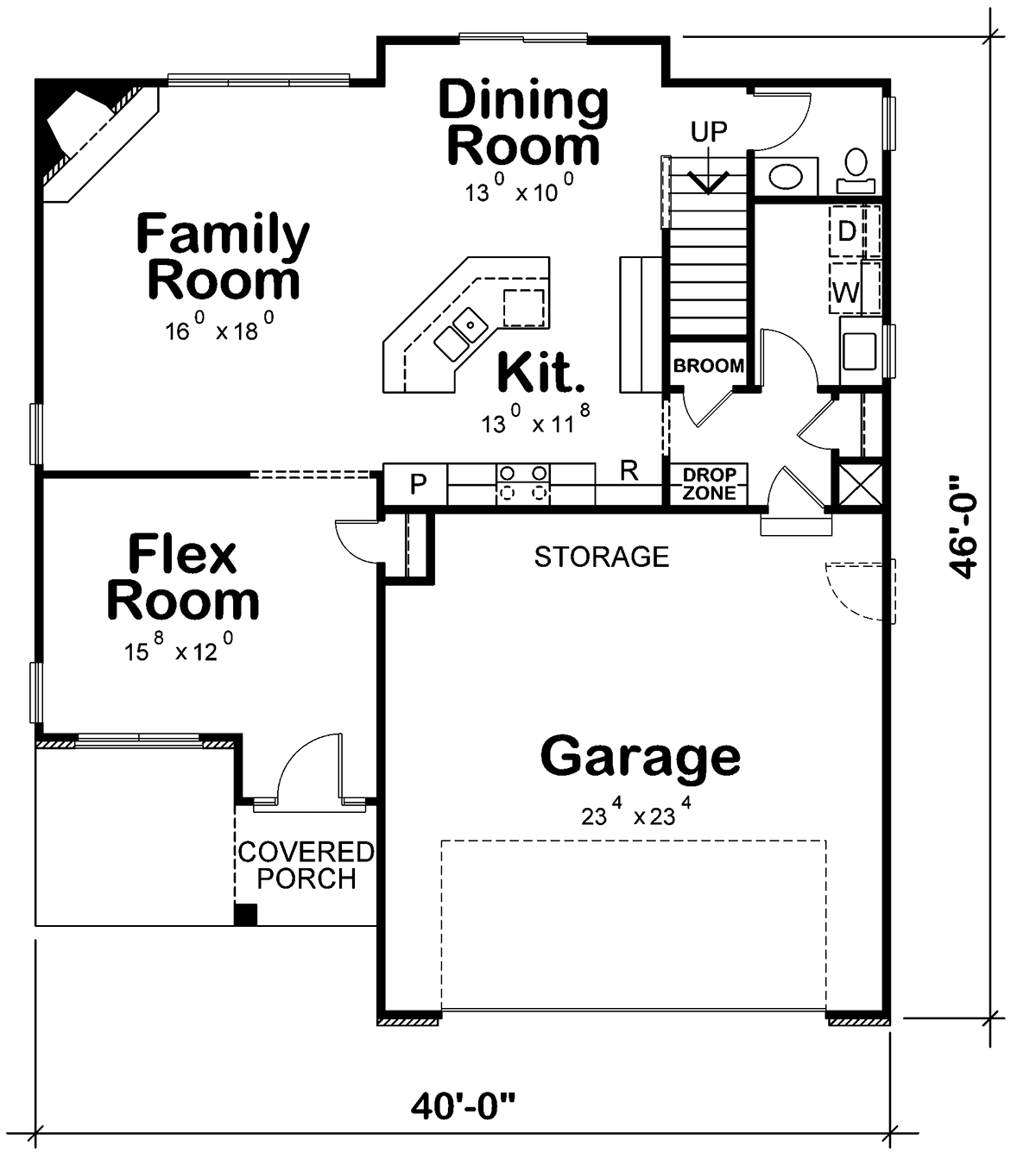 Craftsman Level One of Plan 66685