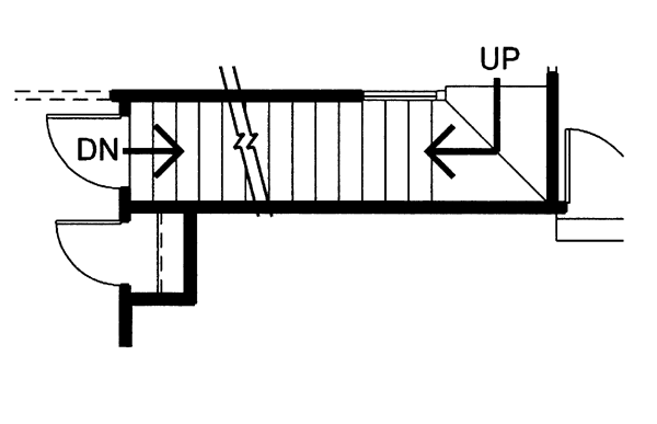 Craftsman Alternate Level One of Plan 66693