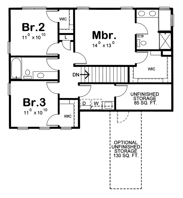 Craftsman Level Two of Plan 66693