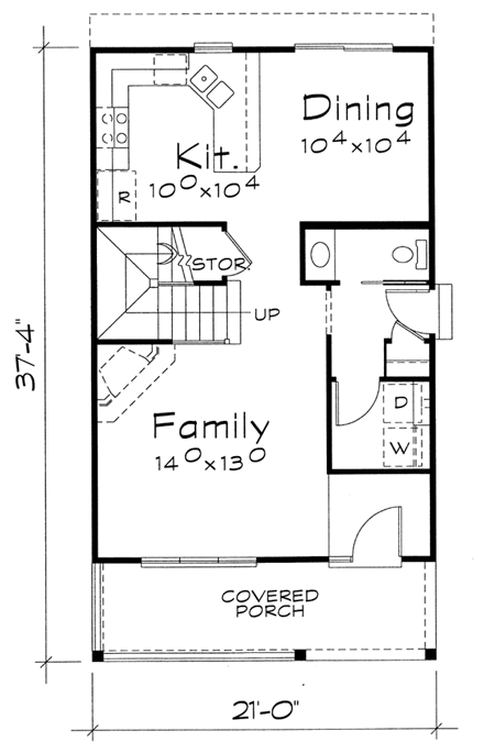 House Plan 66715 First Level Plan