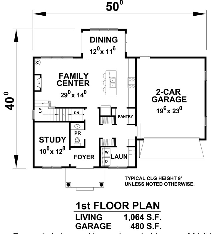 Colonial Country Southern Level One of Plan 66737