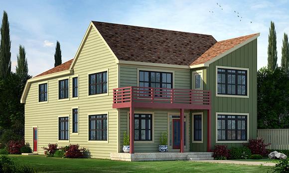 House Plan 66738 Elevation