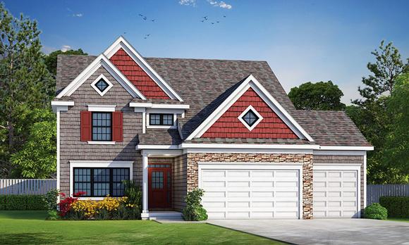 House Plan 66742 Elevation