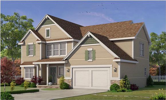 House Plan 66747 Elevation