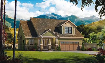 Bungalow, Cottage, Country, Craftsman House Plan 66794 with 3 Beds, 3 Baths, 2 Car Garage