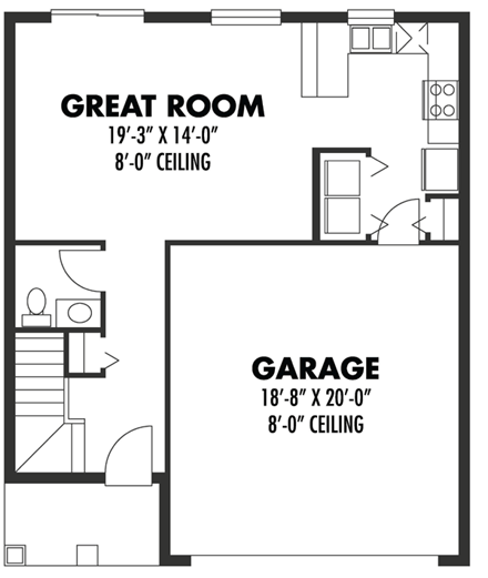 House Plan 66809 First Level Plan