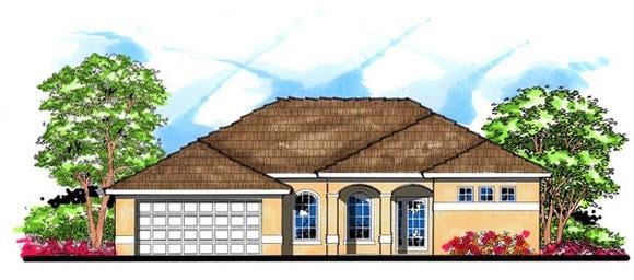 House Plan 66842 Elevation