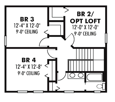 Colonial Florida Traditional Level Two of Plan 66864