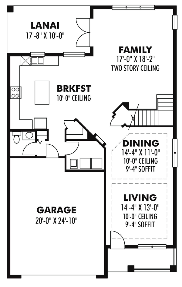 Florida Traditional Level One of Plan 66873