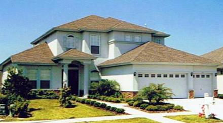 Florida Traditional Elevation of Plan 66898