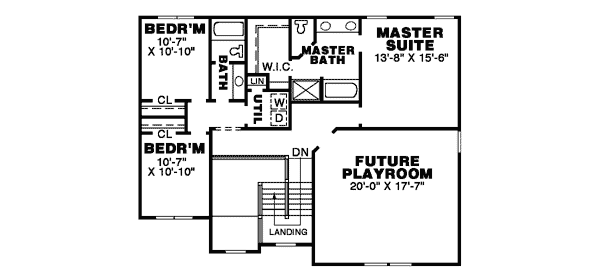 Colonial Southern Level Two of Plan 67024