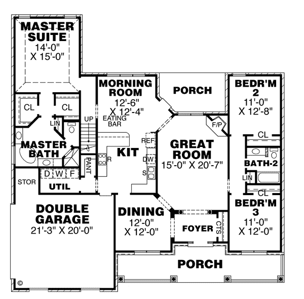 Country Southern Level One of Plan 67028