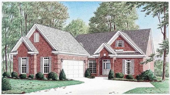 House Plan 67030 Elevation