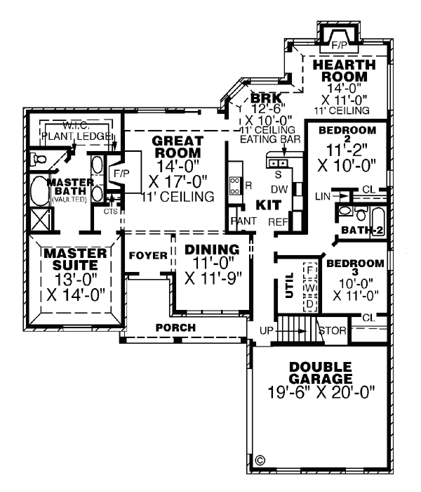 Traditional Level One of Plan 67037
