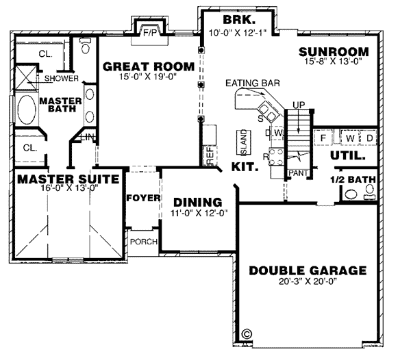 Traditional Level One of Plan 67038